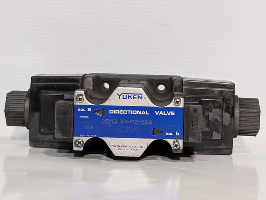 Yuken DSG-03-3C4-A120-5090 Directional Hydraulic Solenoid Valve