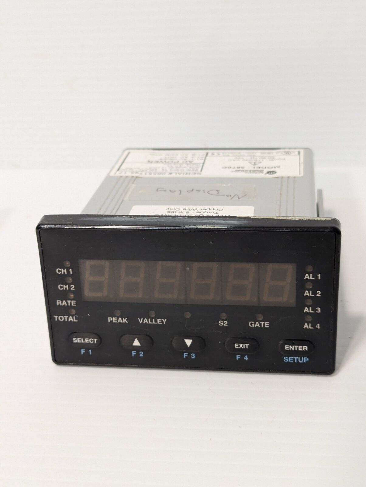 Automatic Timing & Controls 3870C Single and Dual Channel Panel Meter  **PARTS**