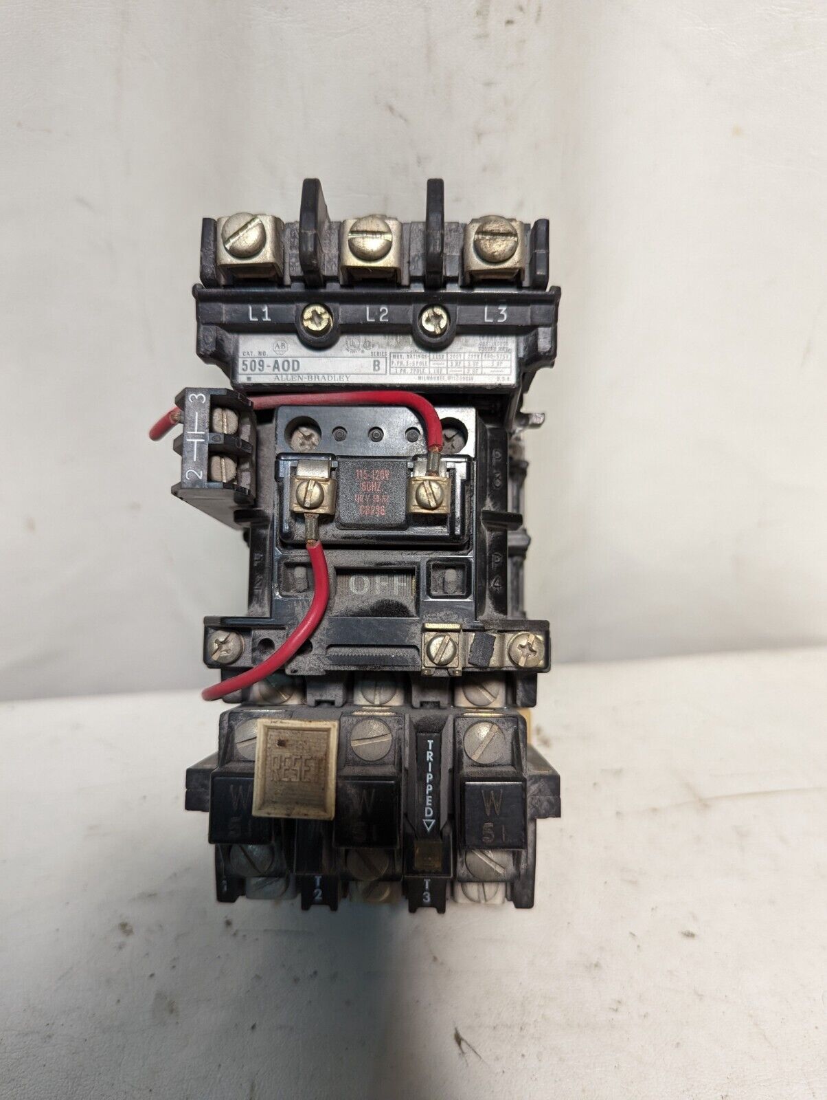 Allen-Bradley 509-AOD motor starter