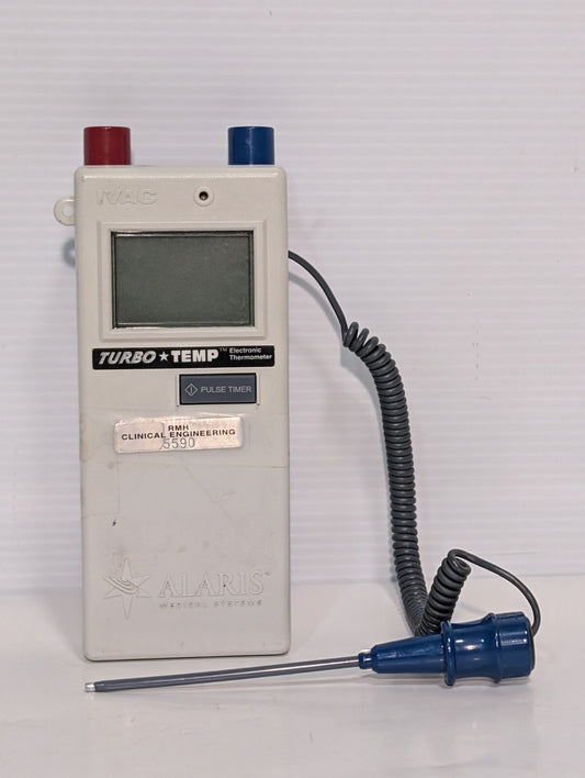 Alaris 2180CX01EE IVAC  TurboTemp Electronic Fast Thermometer, Blue Probe Sensor