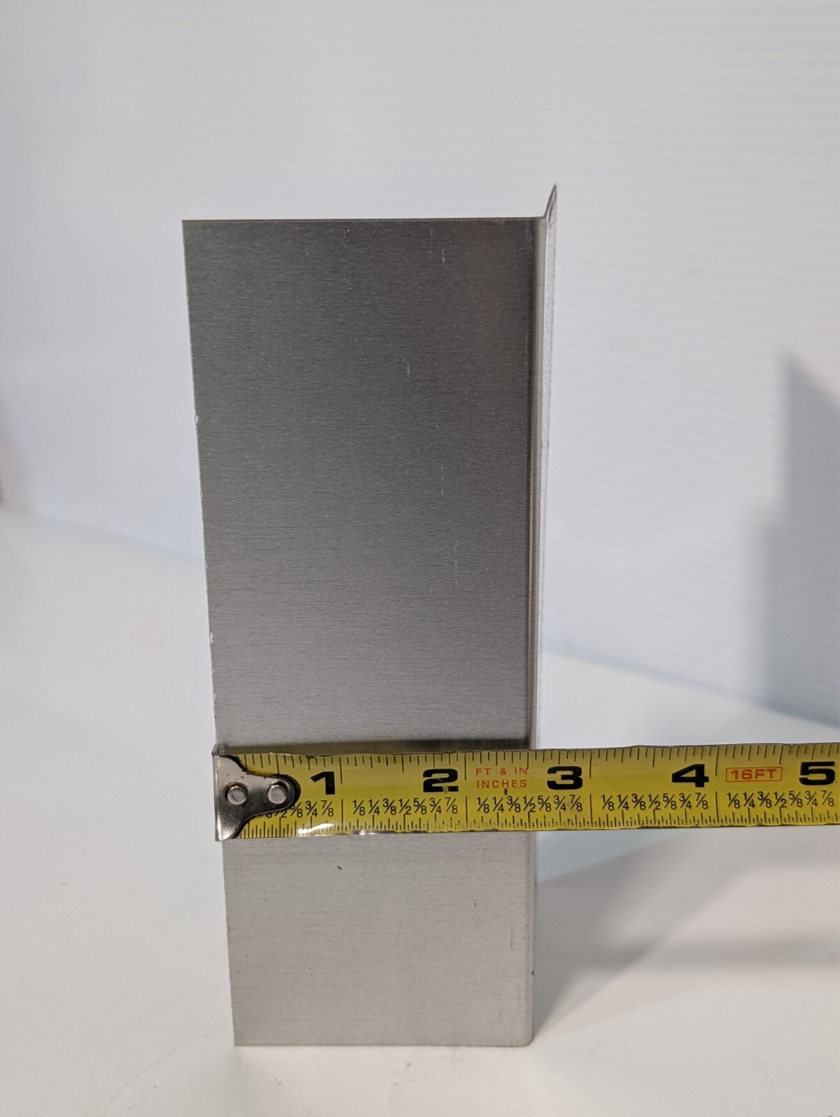 (130) Aluminum 7 inch x 2.5 inch x 2.5 inch bent, for flashing, signs, as shown