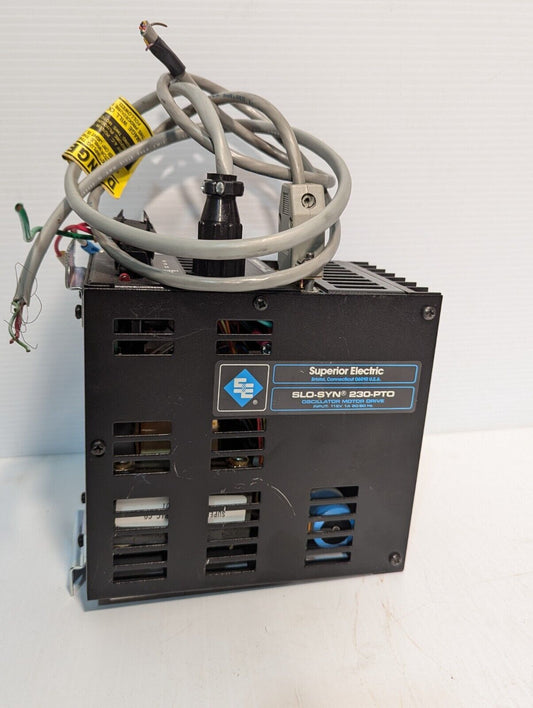 Superior Electric Slo-Syn 230-PTO Oscillator Motor Drive+Returns