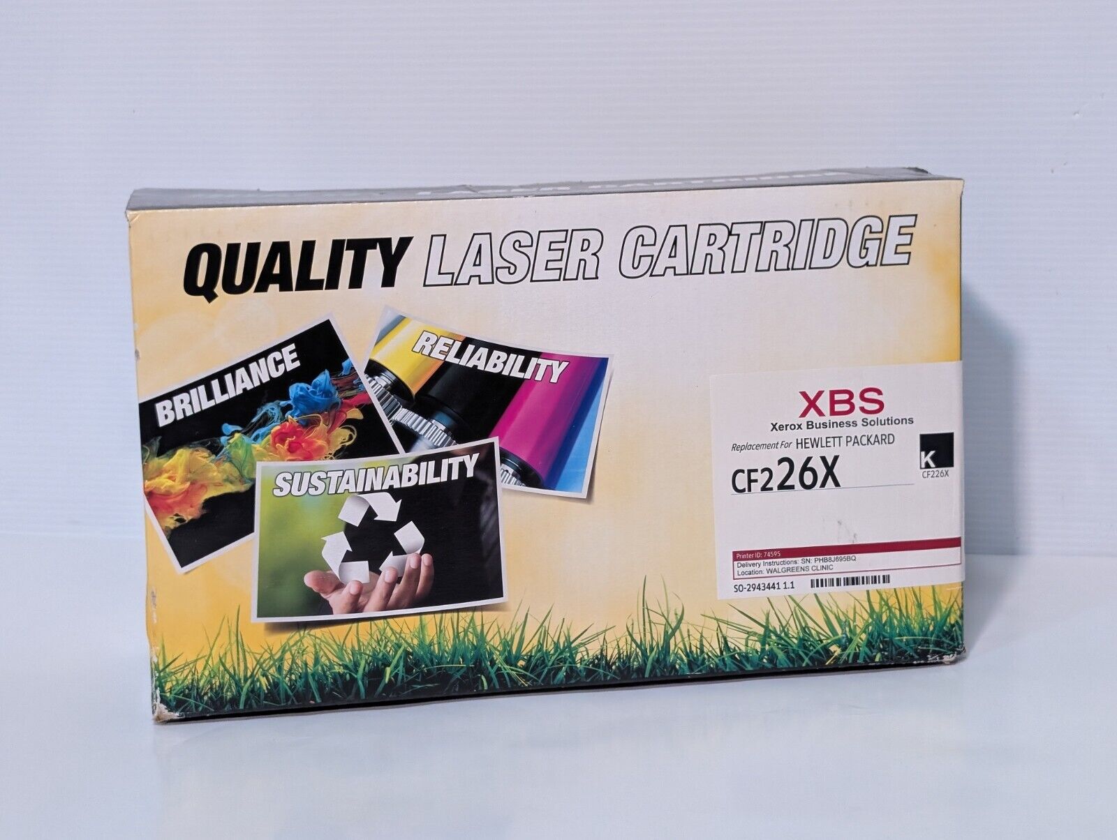 Xerox CF226X Black High-Yield Toner Cartridge, For HP LaserJet Printers