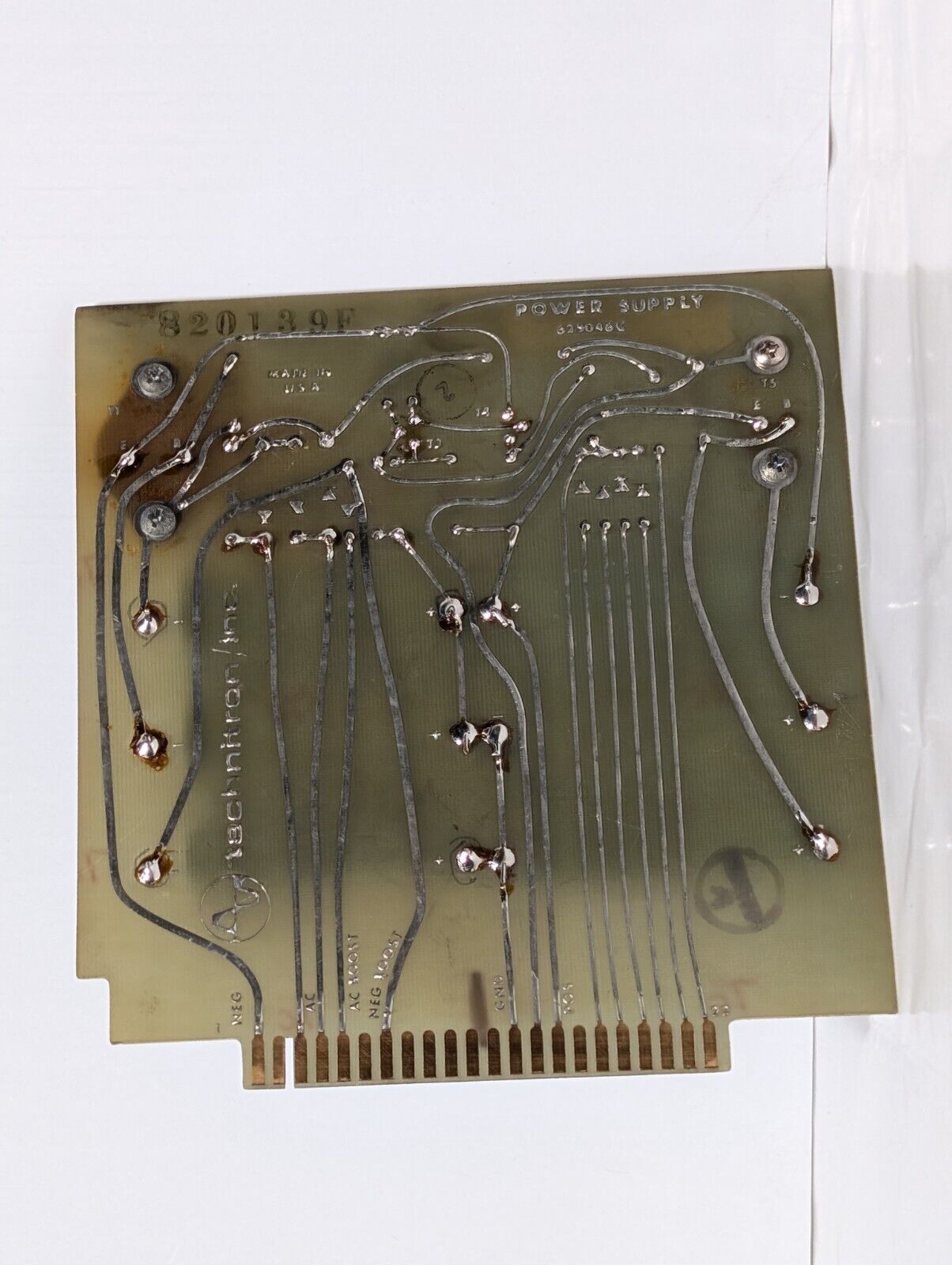 Technitron 625046C PC Board Power Supply Card