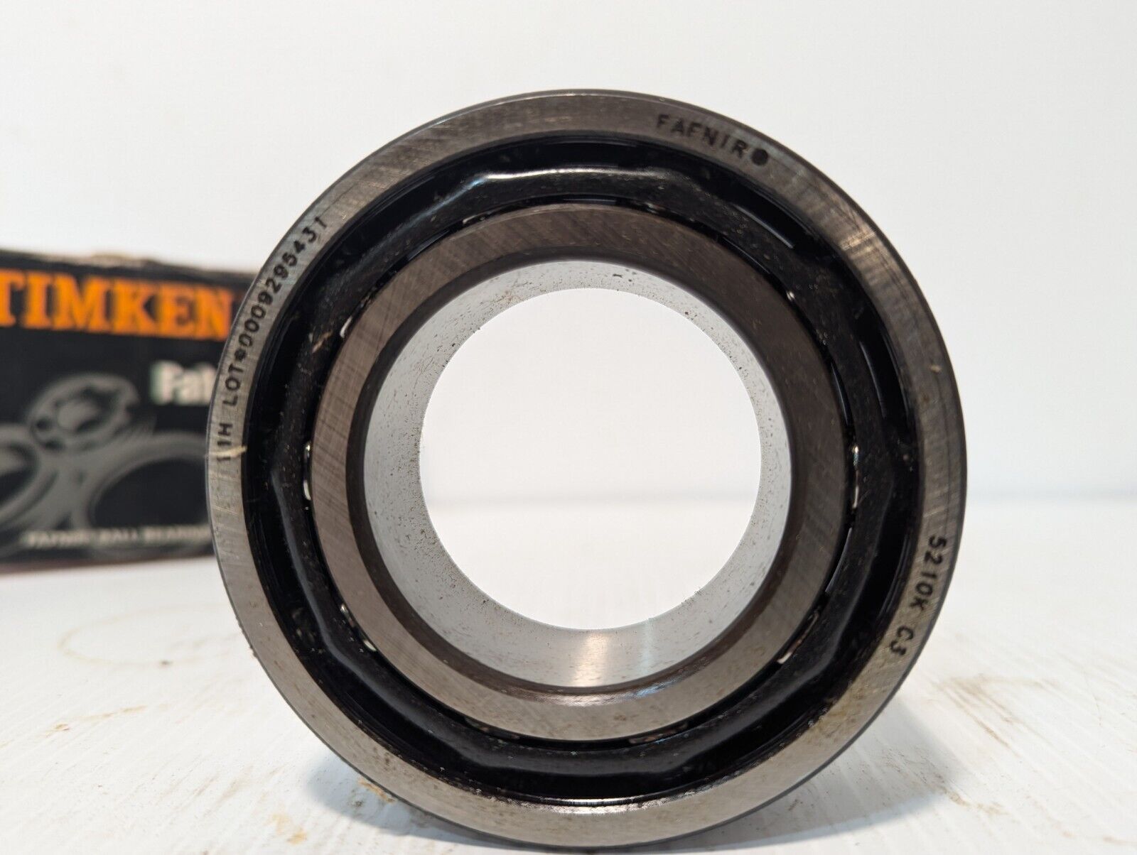 Timken 5210K C3 double row angular contact bearing, 50 mm Bore, 3.5433 in OD