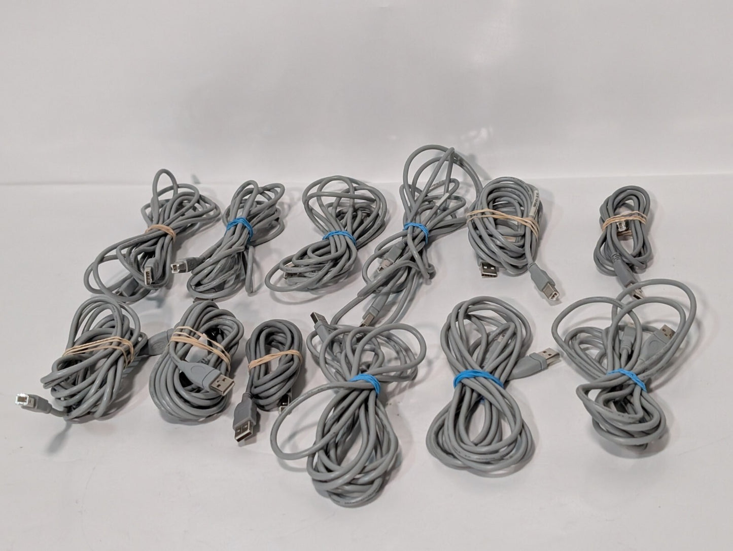 (36) USB 2.0 Cable Type-A Male to Type-B Male 10' High Speed M1172953 KC00003903