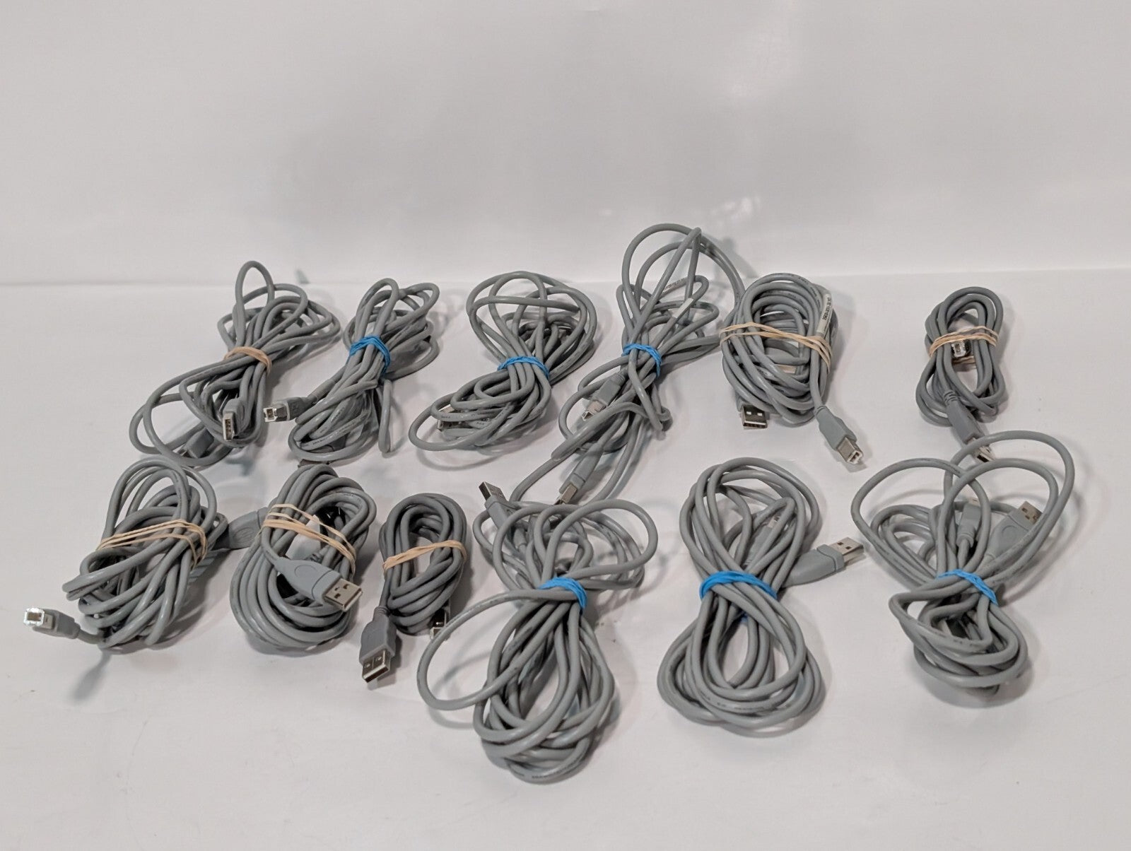 (36) USB 2.0 Cable Type-A Male to Type-B Male 10' High Speed M1172953 KC00003903