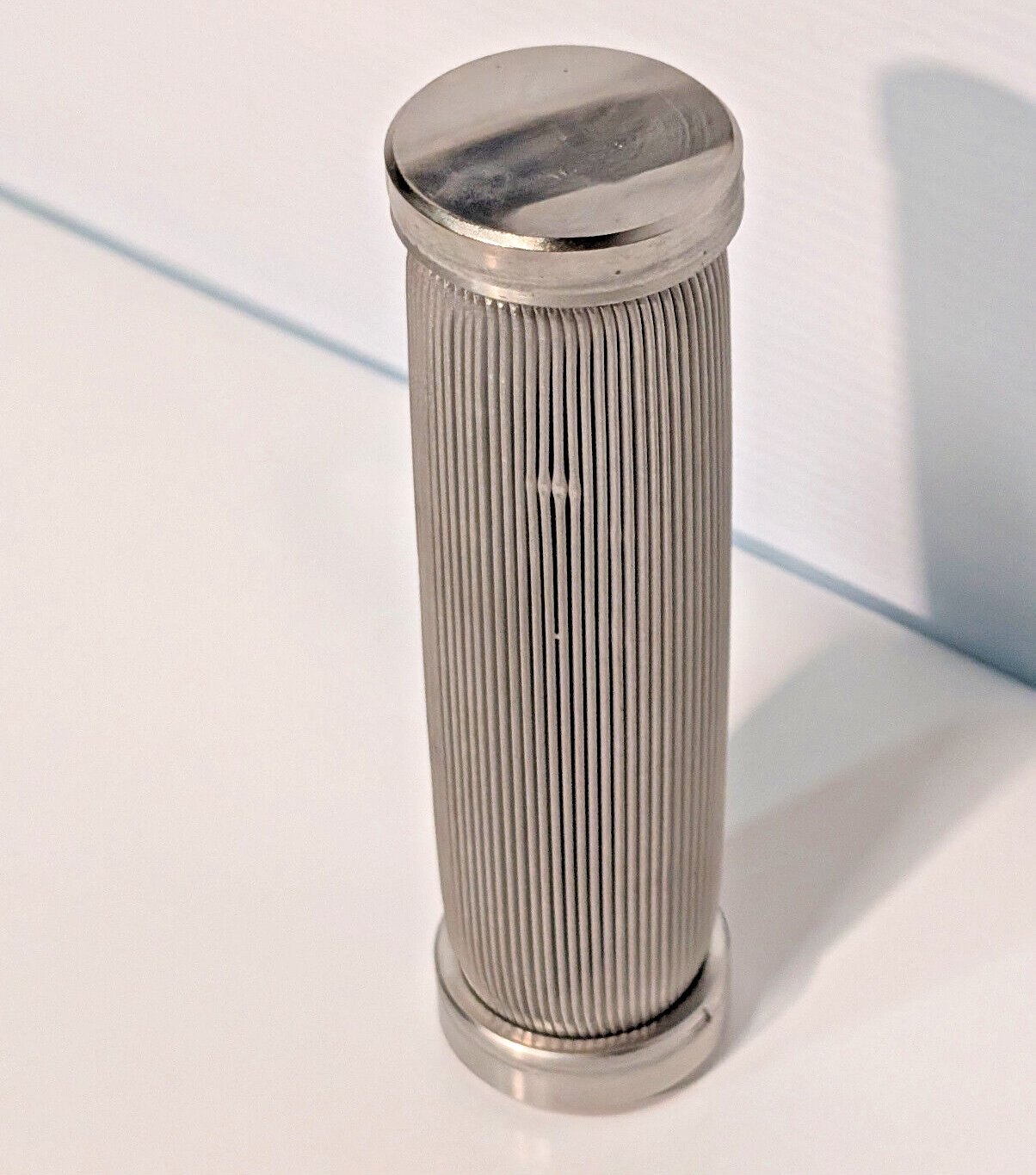 536G-10AN Stainless Steel Inline Filter, 6.5" Length