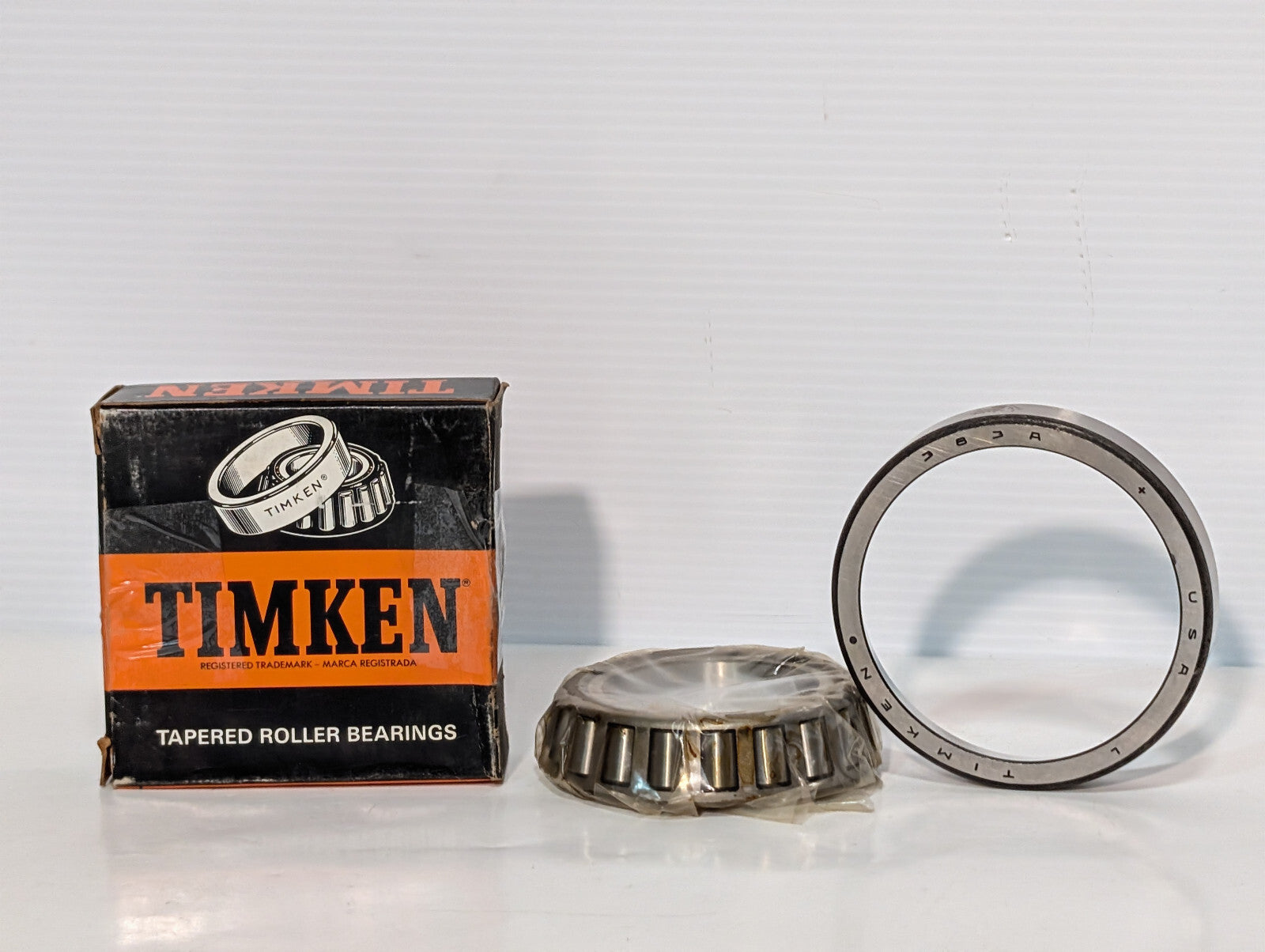 Timken 383A, 387 Tapered Roller Bearing Cone, Cup, Race Set, Made in USA