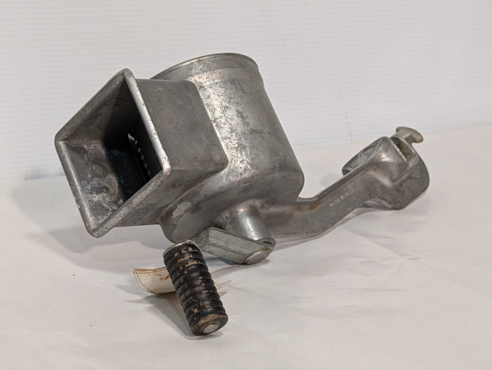 Vintage Kitchen Craft Aluminum Manual Hand Crank Food Processor