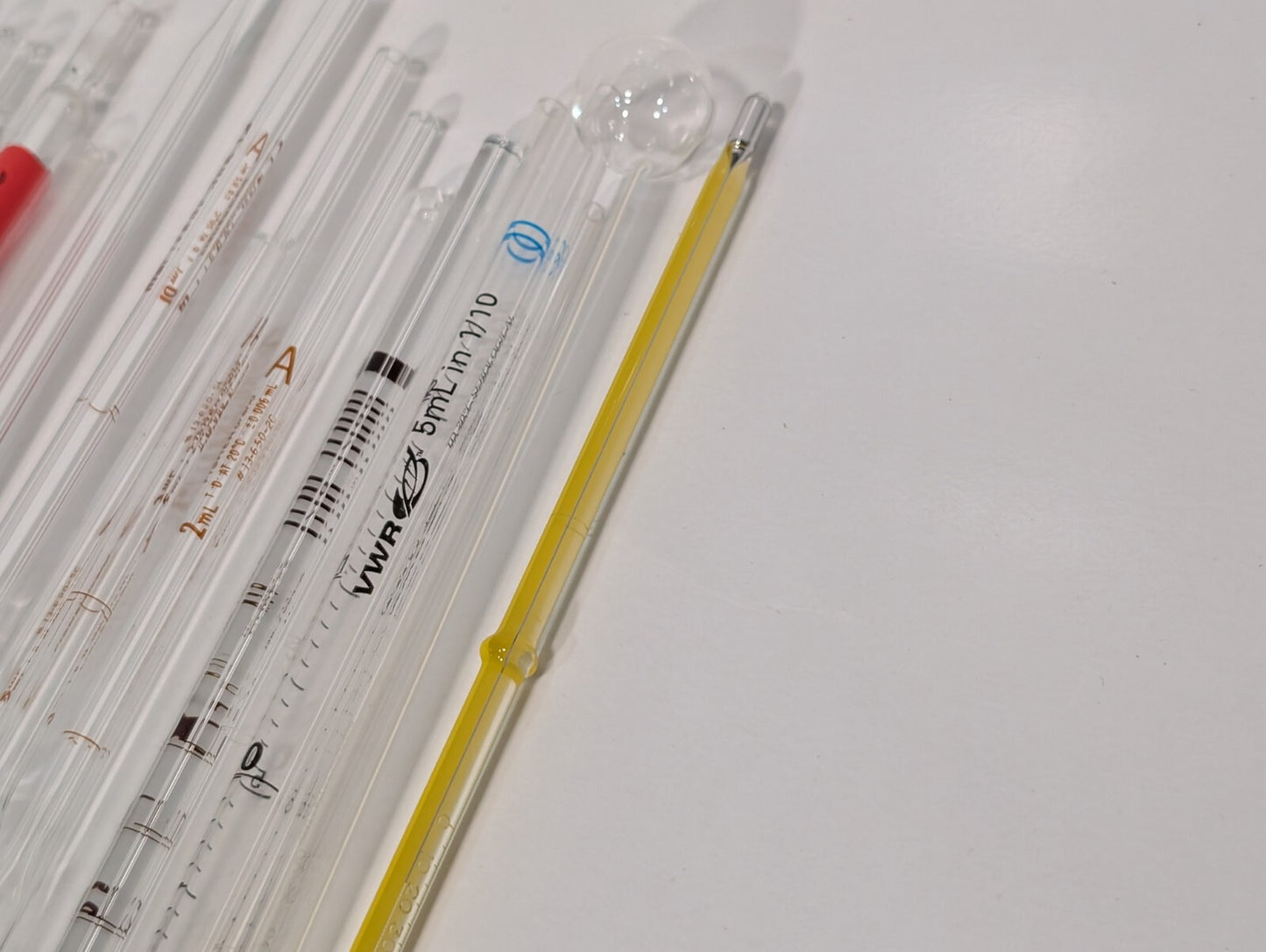 (50) Kimble KIMAX-51 Class Reuseable Volumetric Pipette Pipet, 2mL 4mL 5mL 10mL