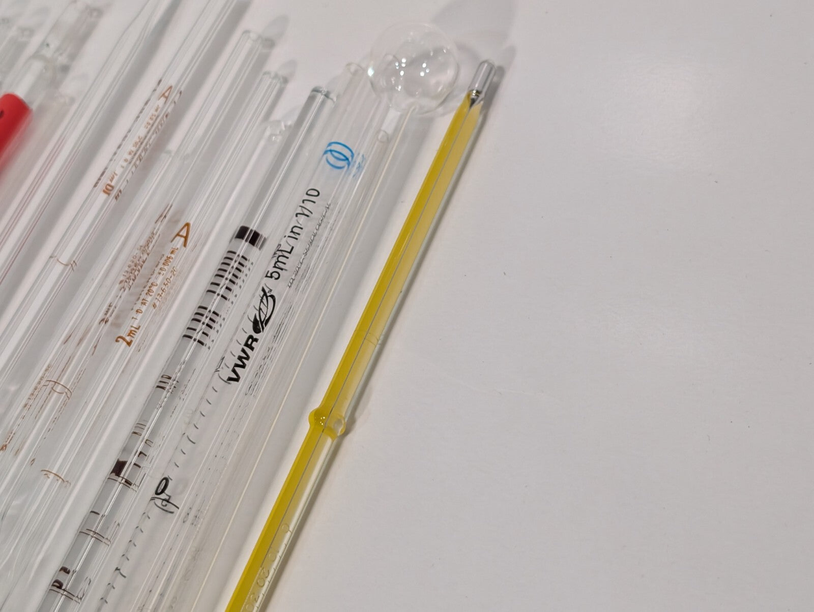 (50) Kimble KIMAX-51 Class Reuseable Volumetric Pipette Pipet, 2mL 4mL 5mL 10mL