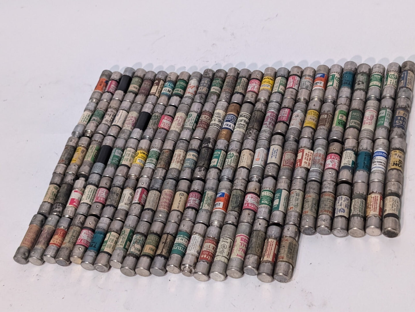 (119) Assorted Fuses, Many Brands and Amperages, Class CC and Similar Sizes