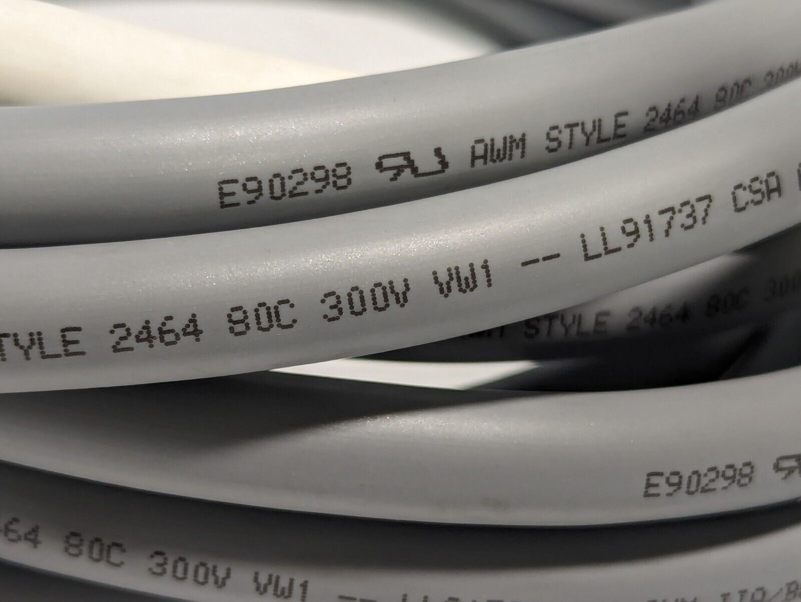 173K357G06 W4057 E90298 AWM Style 2464 80C 300V Cable Assembly - Free Shipping