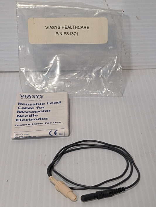 Viasys Healthcare PS1371 Reusable Lead Cable for Monopolar Needle Electrodes