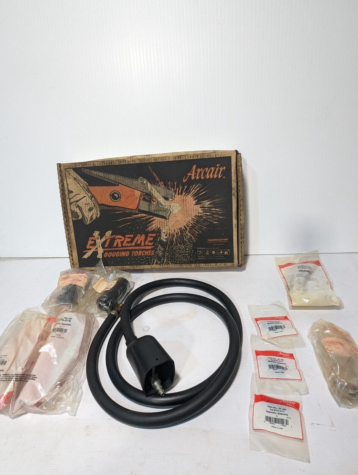 Lot of Arcair Gouge Torch components, 10 Pieces - Free Shipping