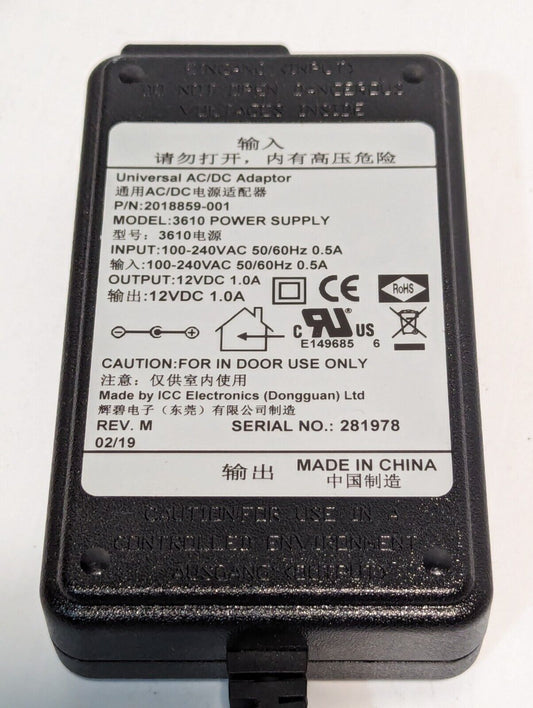 Universal AC/DC Adapter 3610 Power Supply, 2018859-001 - Free Shipping