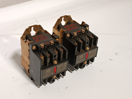 (2) ALLEN BRADLEY 700-N400A1 Ser. B Bulletin 700 Control Relay
