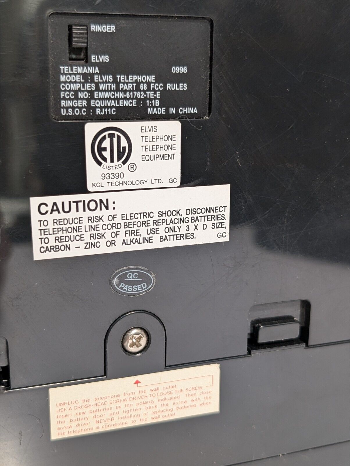 Telemania Elvis Presley Telephones Singing Dancing Phone EPE Official Product