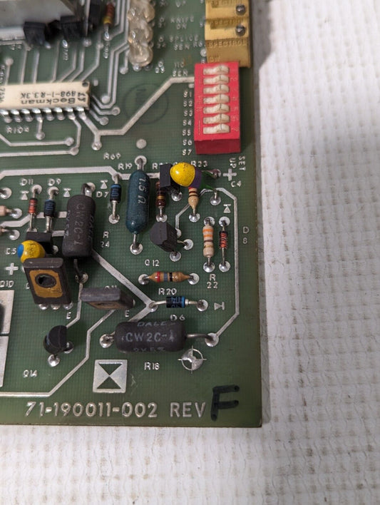 WYV 71-190011-002 REV.F 3076014 Circuit Board