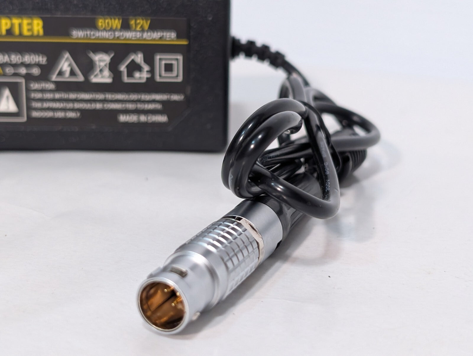Unbranded LGY-201 Switching Power Adapter, 60W, 12V, AC\DC, 5 Pin Connector