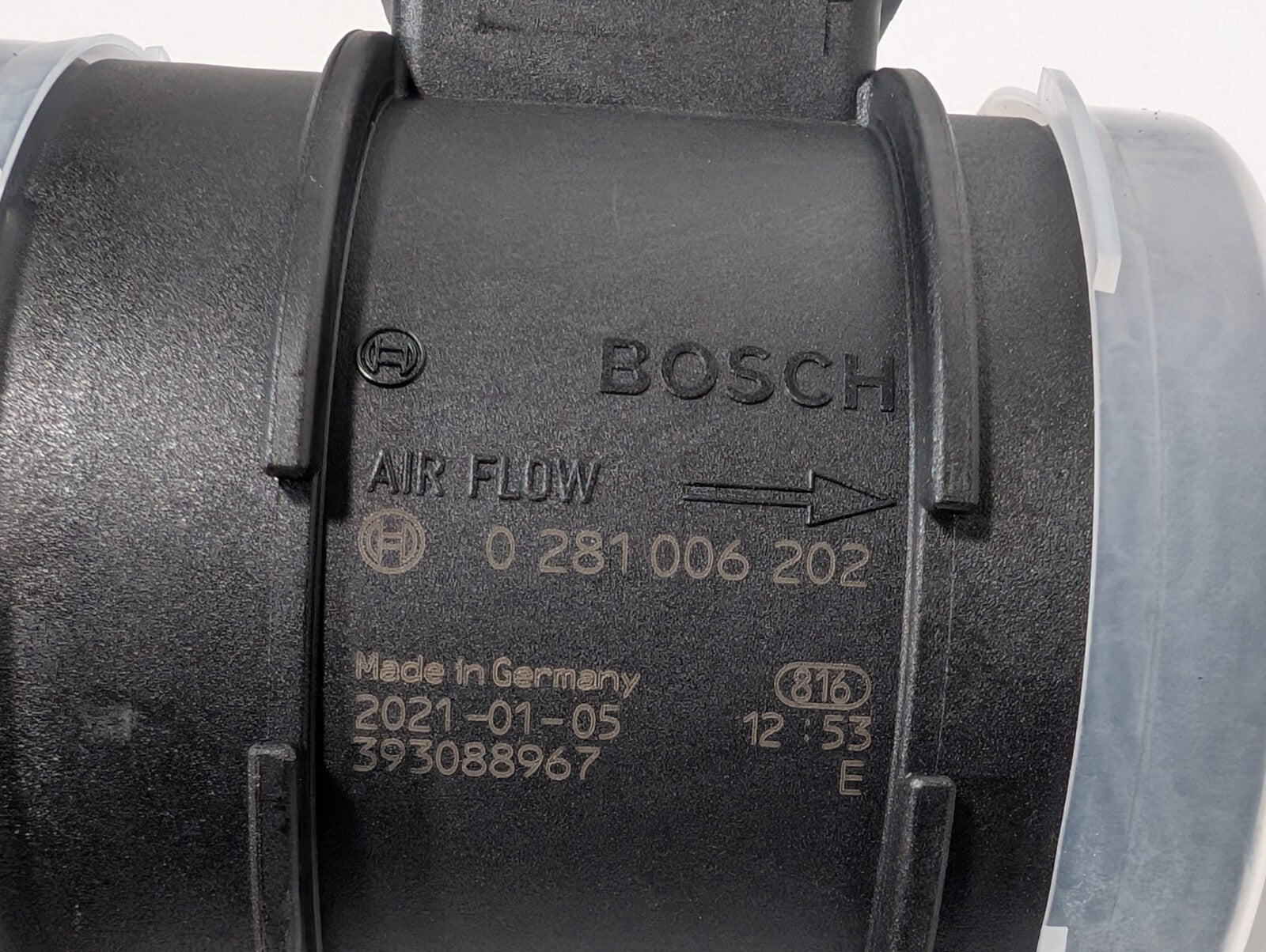 1 pc Bosch F00C267020 Air Flow Meter with PBT-GF30 Relay 393088967 F 00C 267 020