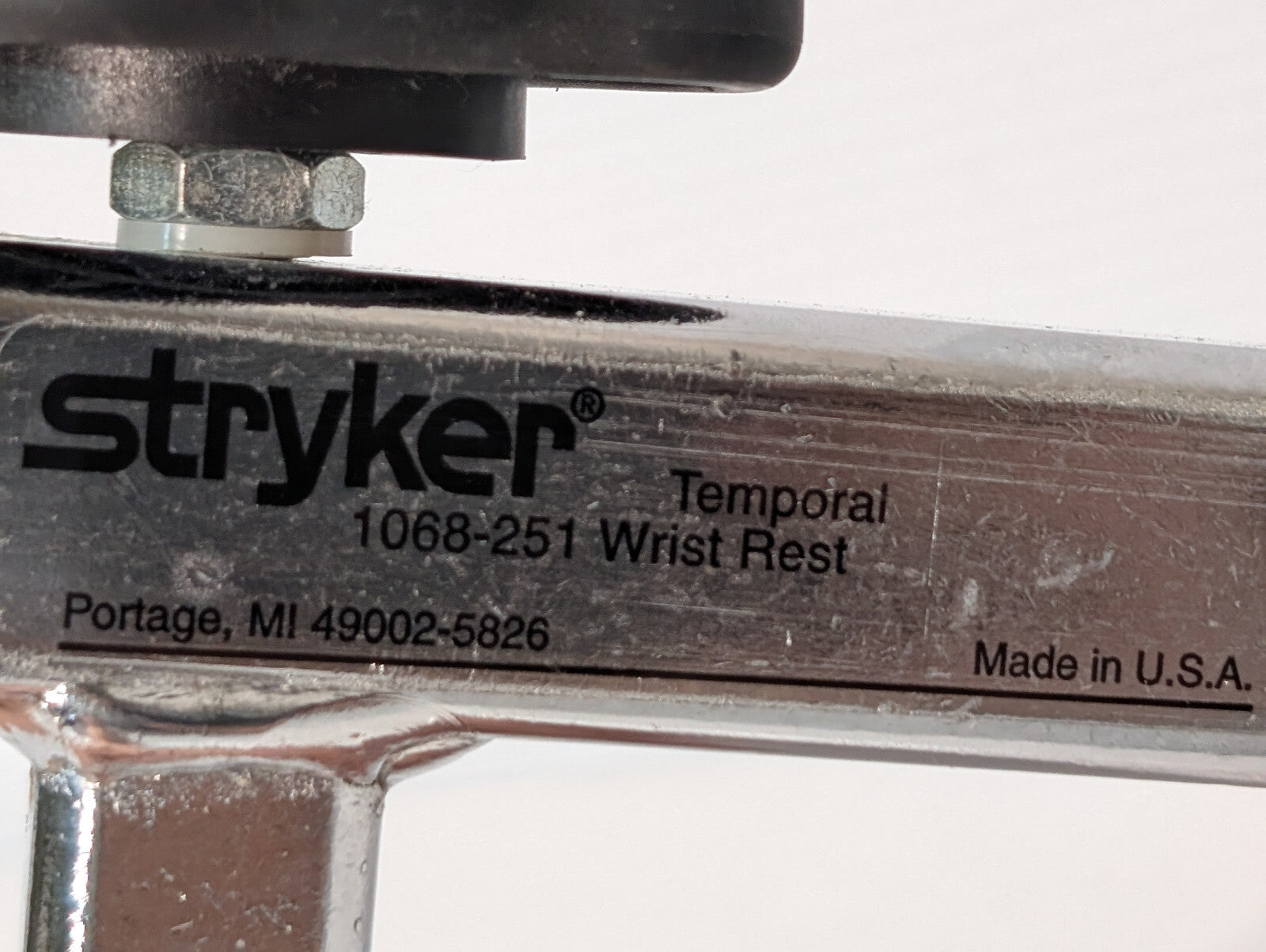 Stryker 1068-251 Wrist Rest Bed Attachment Bracket Mount Component, Made in USA