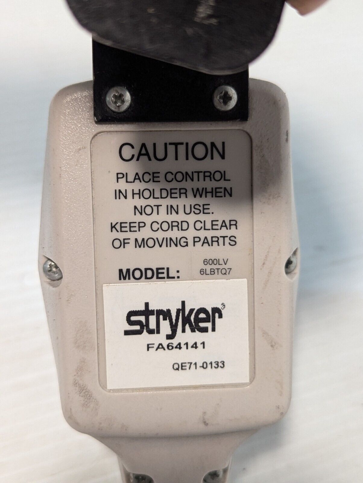 Stryker FA64141 6LBTQ7 600LV Invacare Full Electric Pendant  - Free Shipping