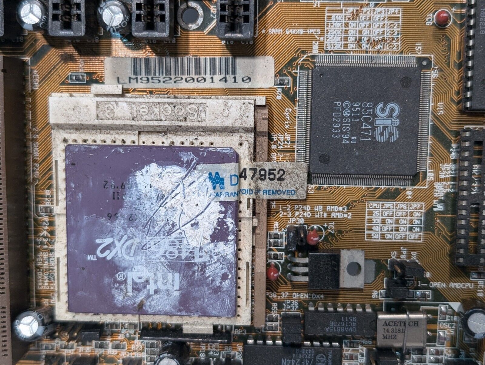 Vintage Magitronic A-BL2467CD, LM9450000550 Desktop Motherboard