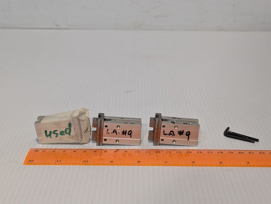 SMC MHZ2-10DN-X51 Pneumatic Gripper, used as pictured - Free Shipping