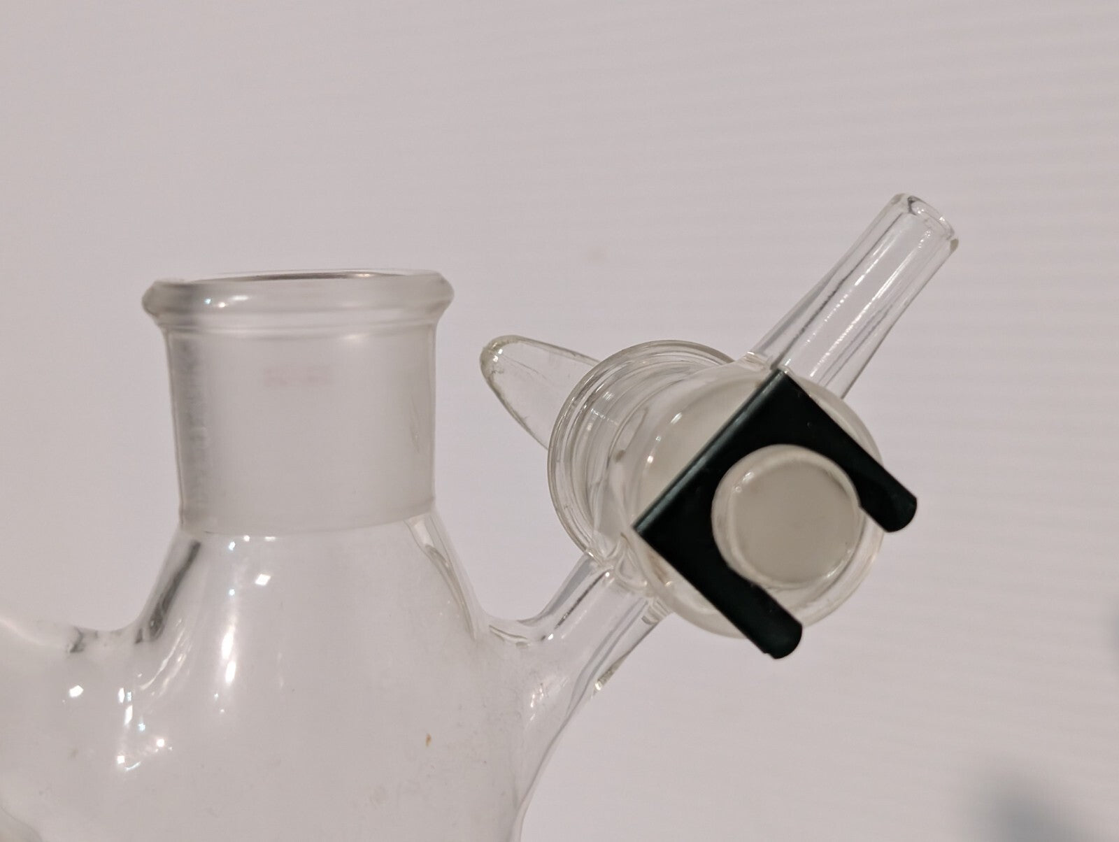 Ace Glass 250mL Schlenk Storage Tube - 24/25 Outer, Top 24/40 Inner, Valve Inlet