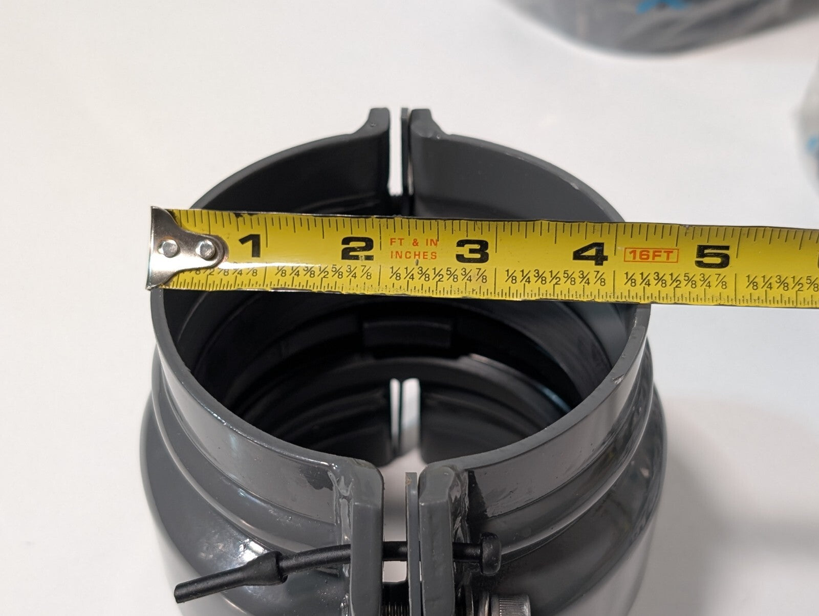 [1] Airpipe 4" Pipe to Pipe Joint DN100 Aluminum 30202080108
