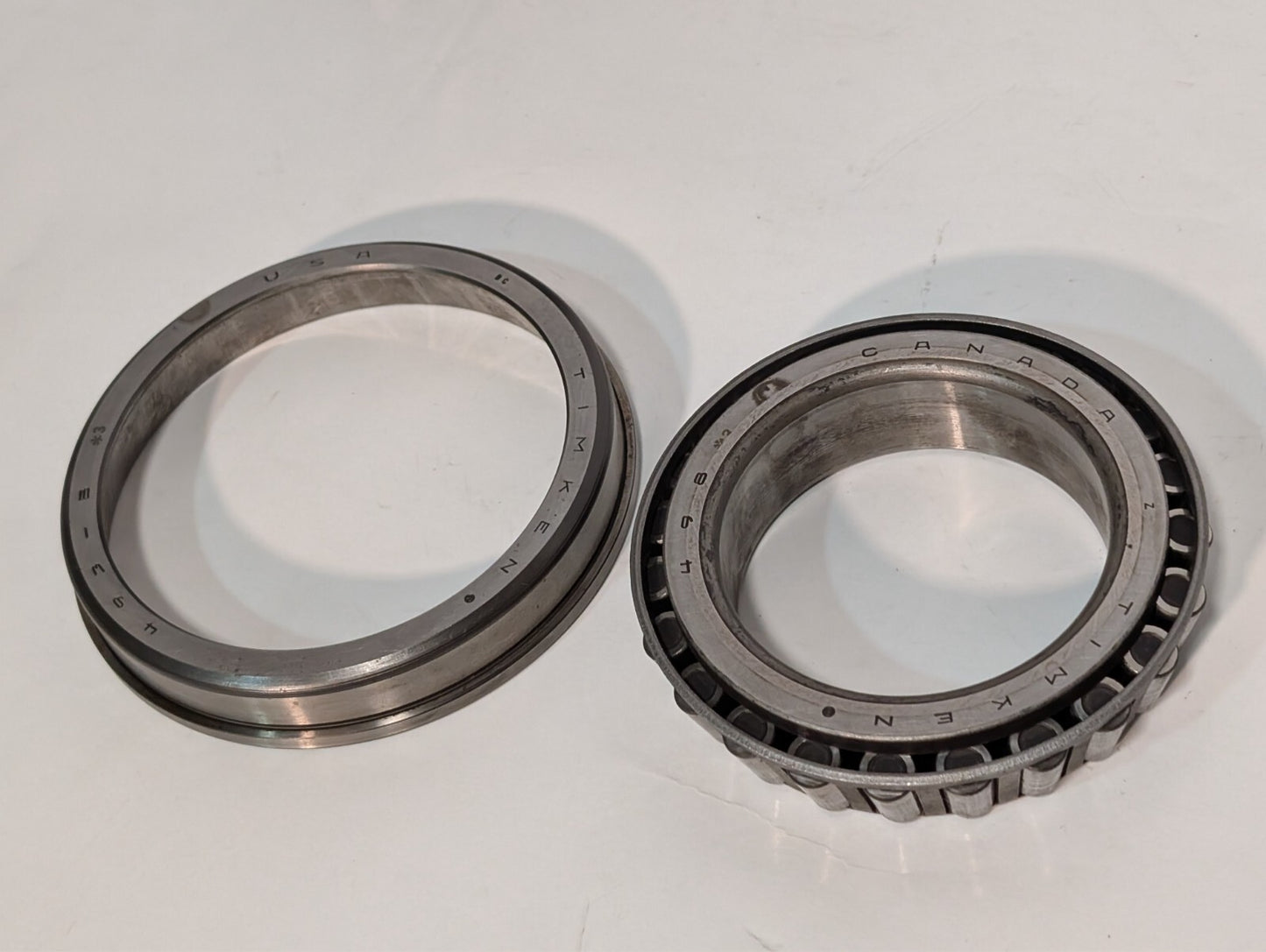 Timken 493B-20024 Tapered Roller Bearing Cup, Single Cup, 5.3750 OD, 0.8750 ID