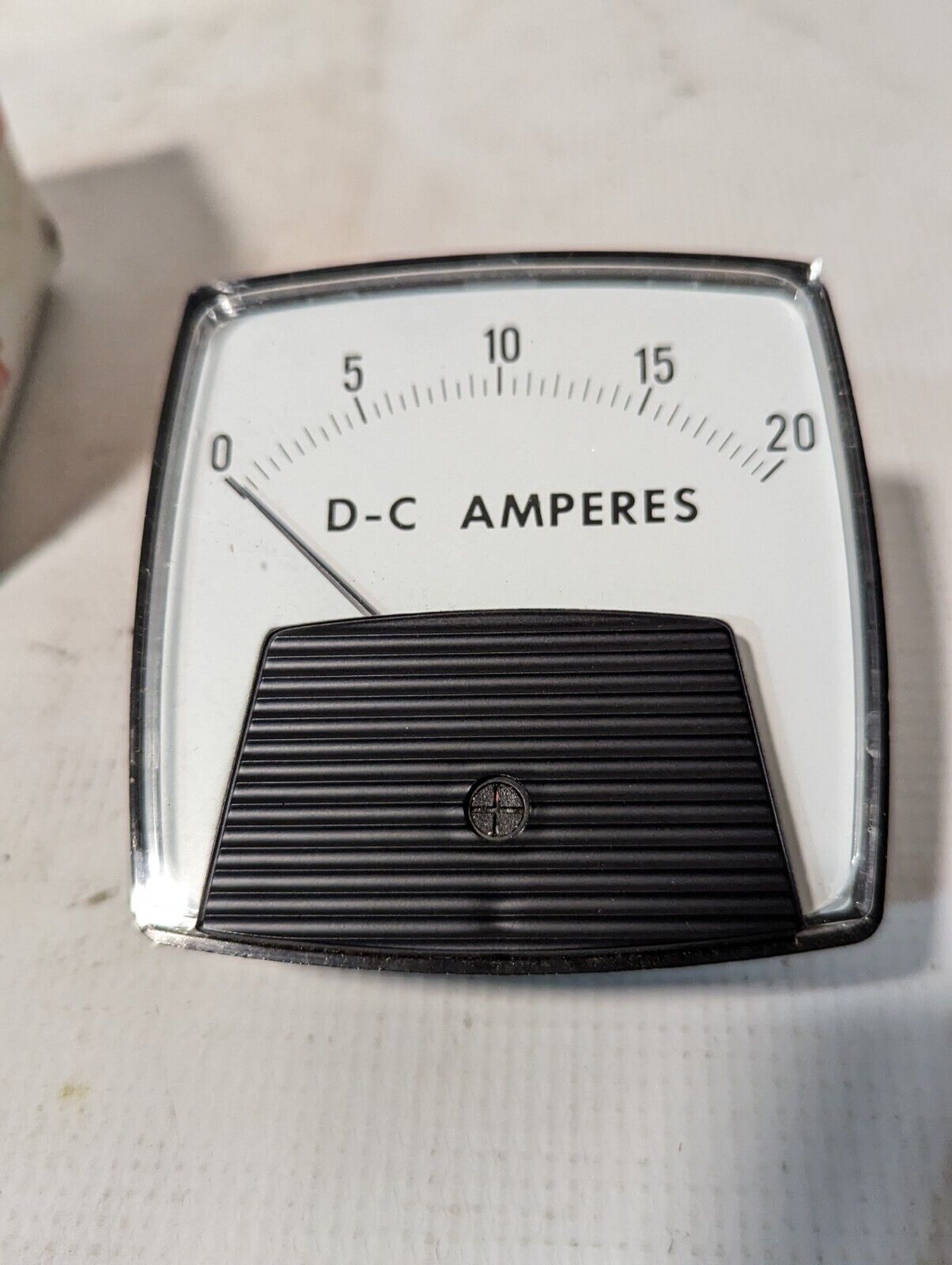 Modutec (Crompton) 3PB-DAA-020, D-C Amperes Panel Meter, 0 - 20 Amp Scale