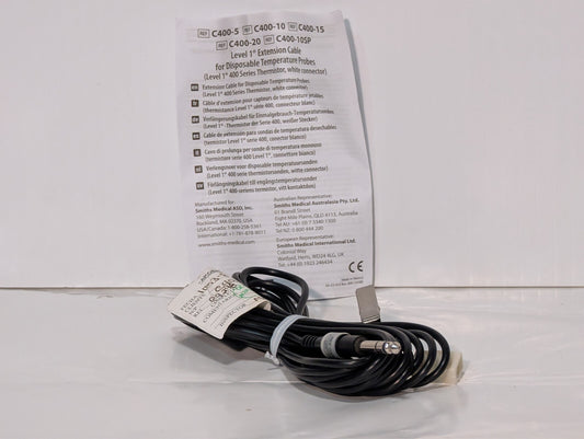 Smiths Medical C400-15 Electrical Extension Cable for Disposable Temp Probe