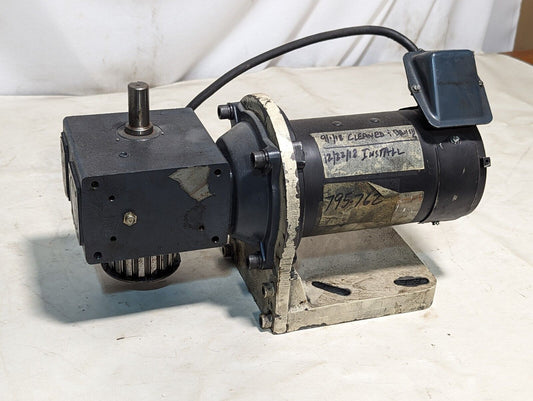 Unknown DC motor with Hub City 184 speed reducer, maybe Fincor 5009324 variable
