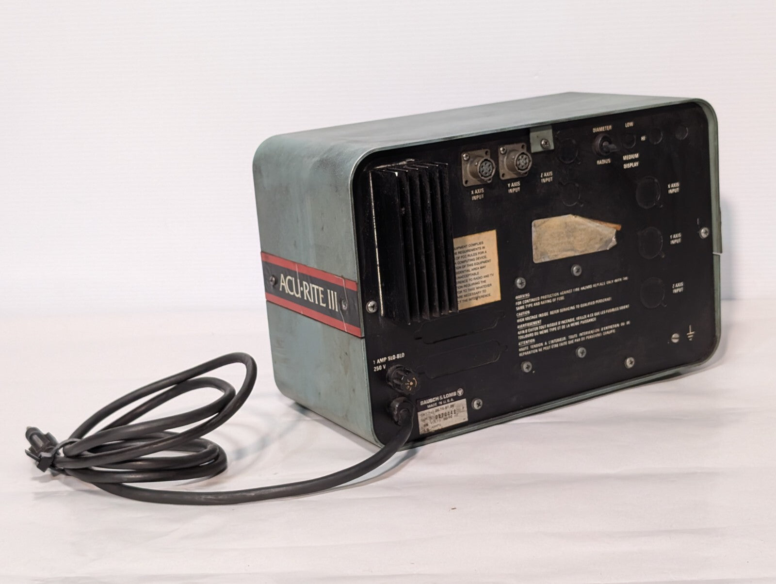 Acu-Rite III DRO PN 387-5974000 Digital Readout System With 2 Scales PARTS ONLY