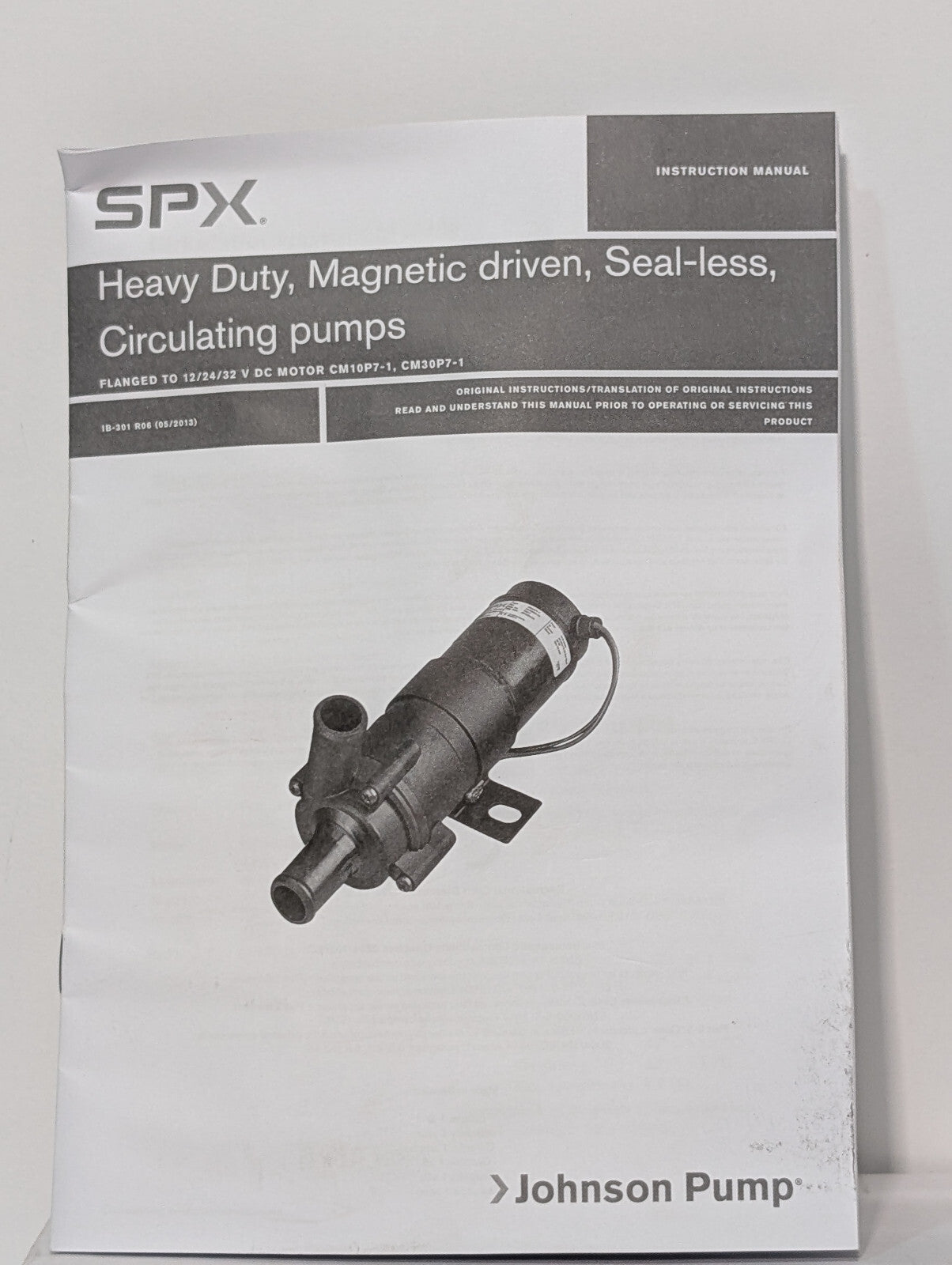 SPX Flow CM30P7-1 Johnson Pump Heavy-Duty Magnetic-Drive Centrifugal Circulating