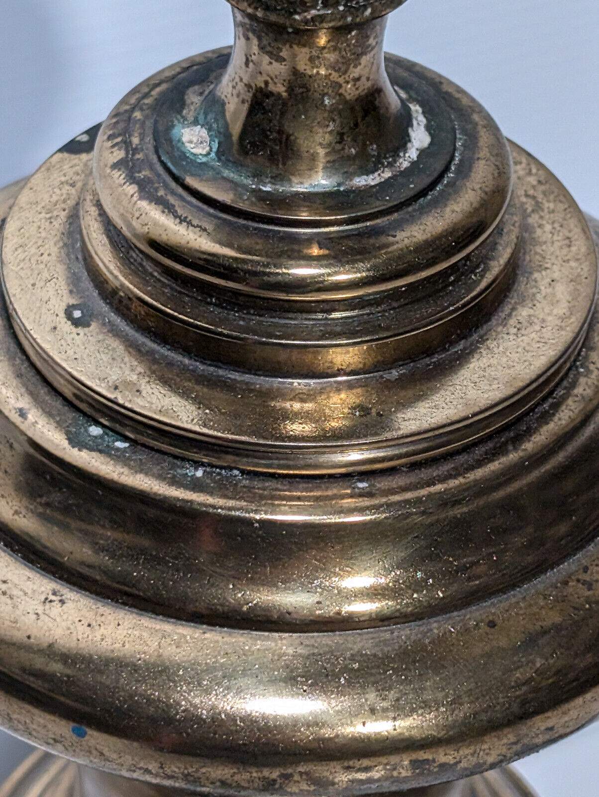 Stiffel Vintage, Antique, MCM, 34" Brass Table Lamp, Pineapple,Hollywood Regency