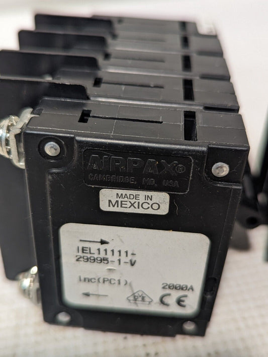 Airpax IEL11111-29995-1-V Circuit Breaker 3-Pole, 50 Amps W/Two Auxiliary's