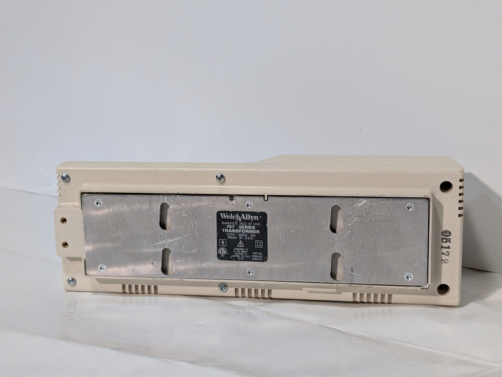 Welch Allyn 767 Series Transformer, Made in USA, 120V, 60Hz, No other components