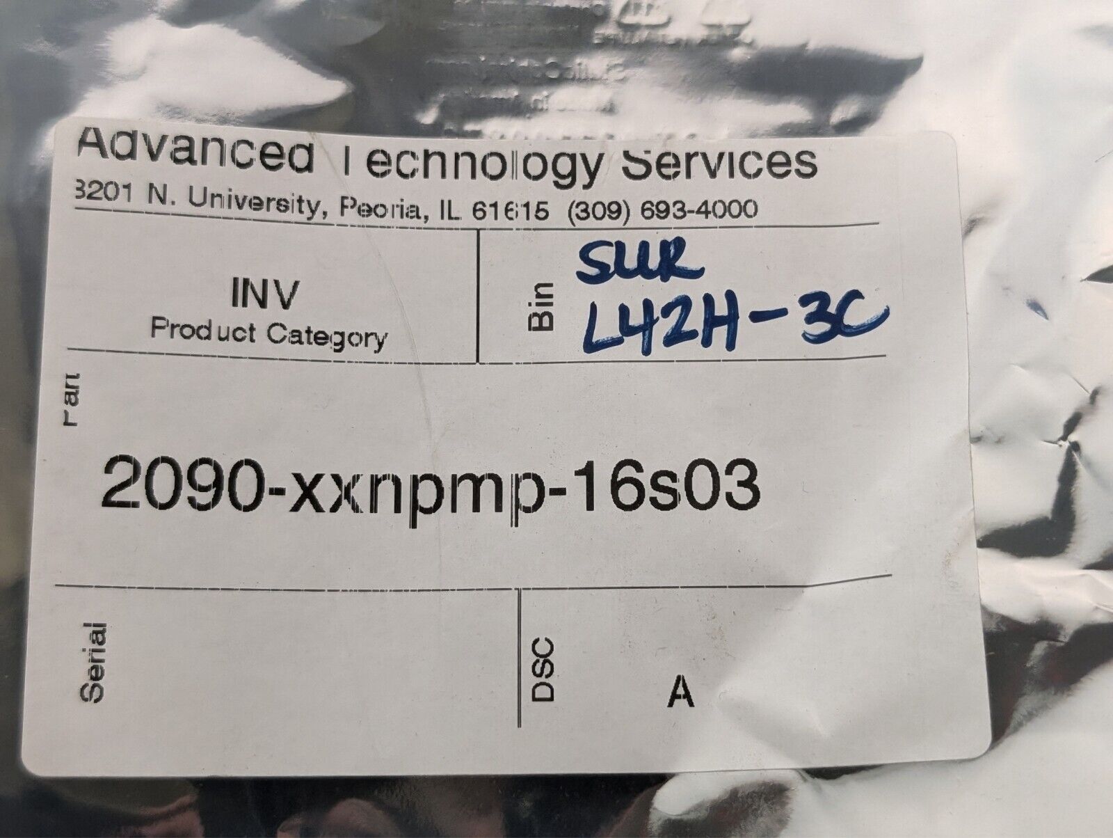 Allen Bradley 2090-XXNPMP-16S03 Standard Power Cable MP-Series Servo Motor