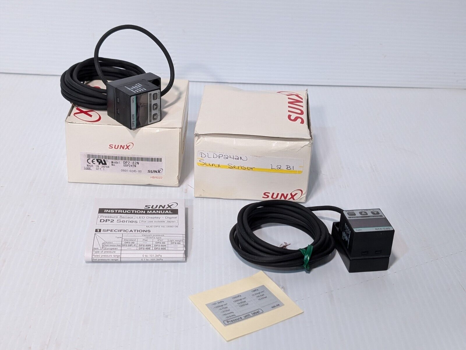 SunX DP2-42N Pressure Sensor, LED display, Digital, DP2 -Free Shipping & Returns