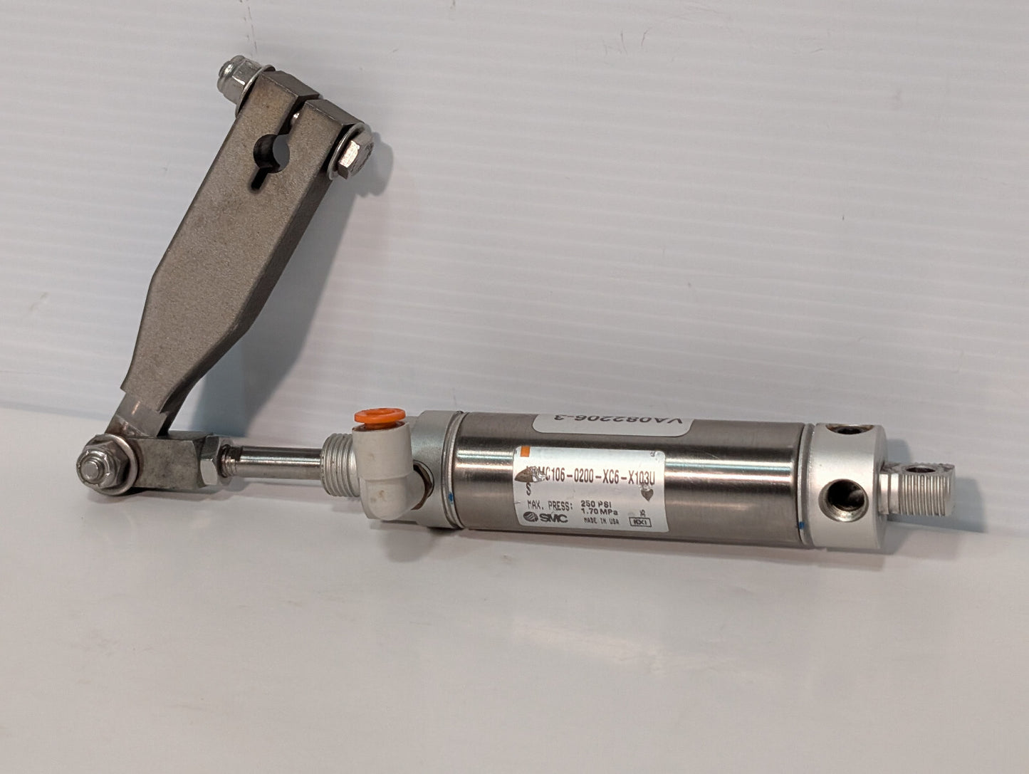 SMC NCMC106-0200-XC6-X103US Pneumatic Actuator, Swing Attachment, 250psi, 1.7MPa