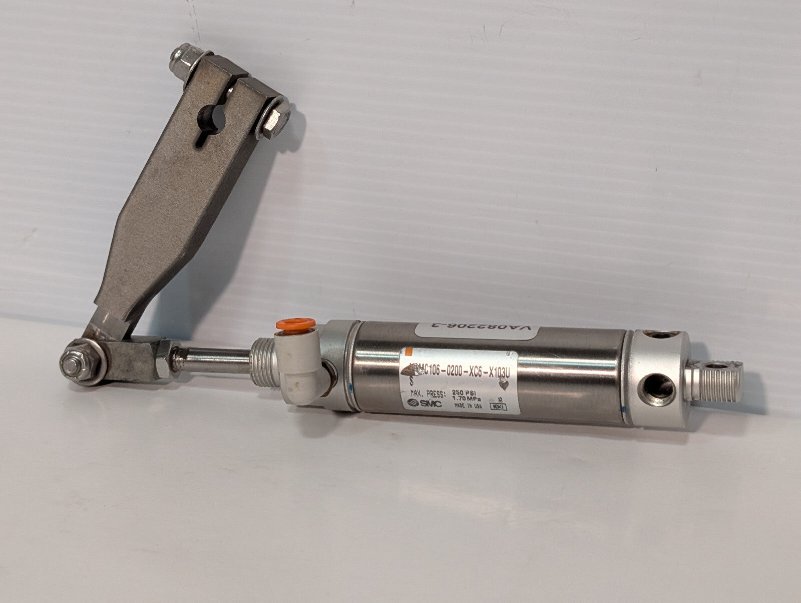 SMC NCMC106-0200-XC6-X103US Pneumatic Actuator, Swing Attachment, 250psi, 1.7MPa