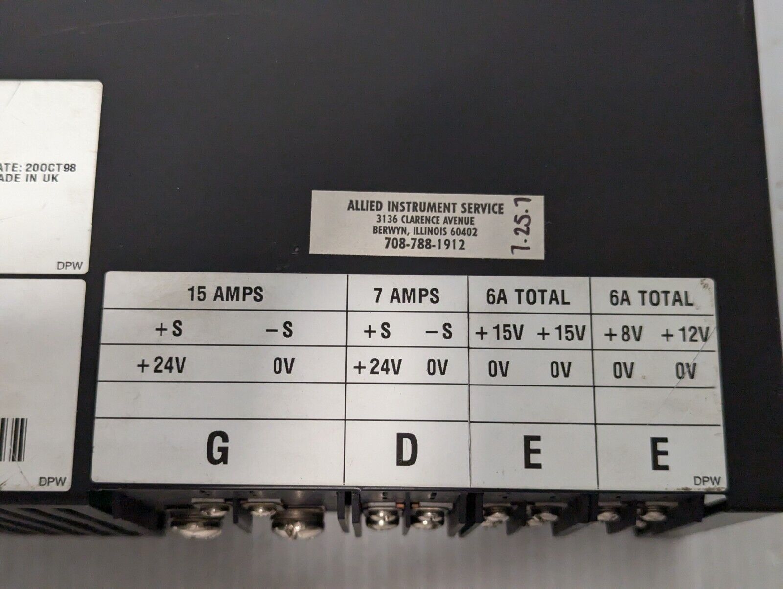 Omega 800PFC Coutant Lambda MML800 Power Supply MPM Printer - Free Ship+Returns