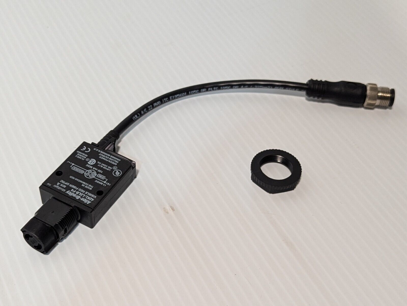 Allen-Bradley 42KL-L2LB-F4 / Ser A MiniSight Visible Red Fiber Optic 11-30VDC