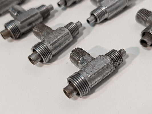 (5) Steel Tee Flared Hydraulic Tube Pipe Thread Fitting
