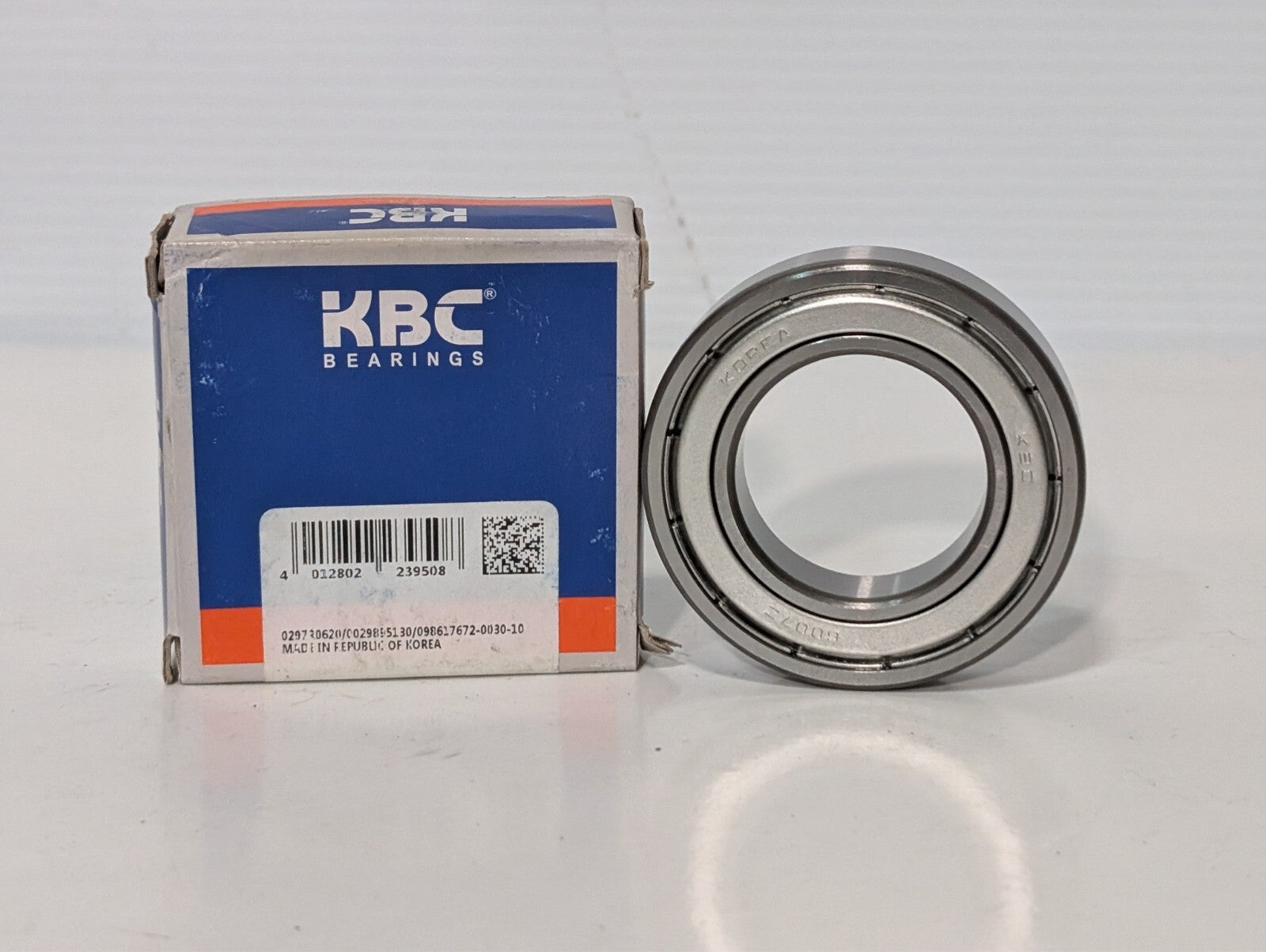 (4) KBC 6007-B-2Z-L038 C3 Shielded Ball Bearings