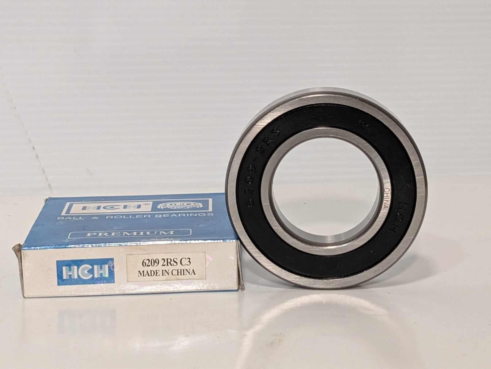 (4) HCH 6209 2RS C3 Premium Rubber Seal Ball Bearing 45x85x19mm
